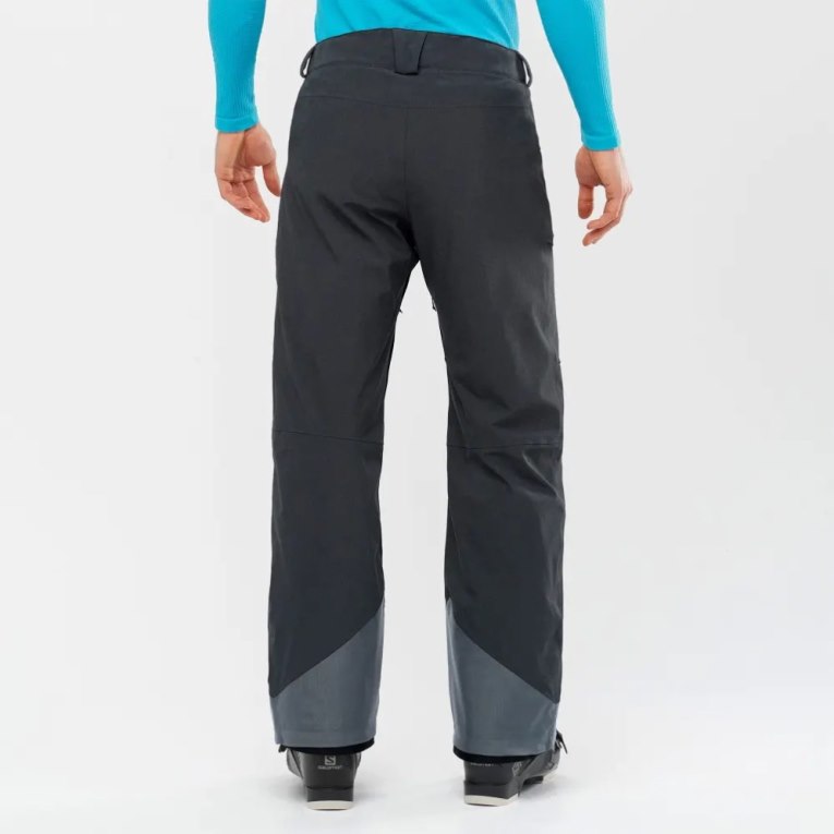 Black Salomon Untracked Men's Ski Pants | IE RW5702